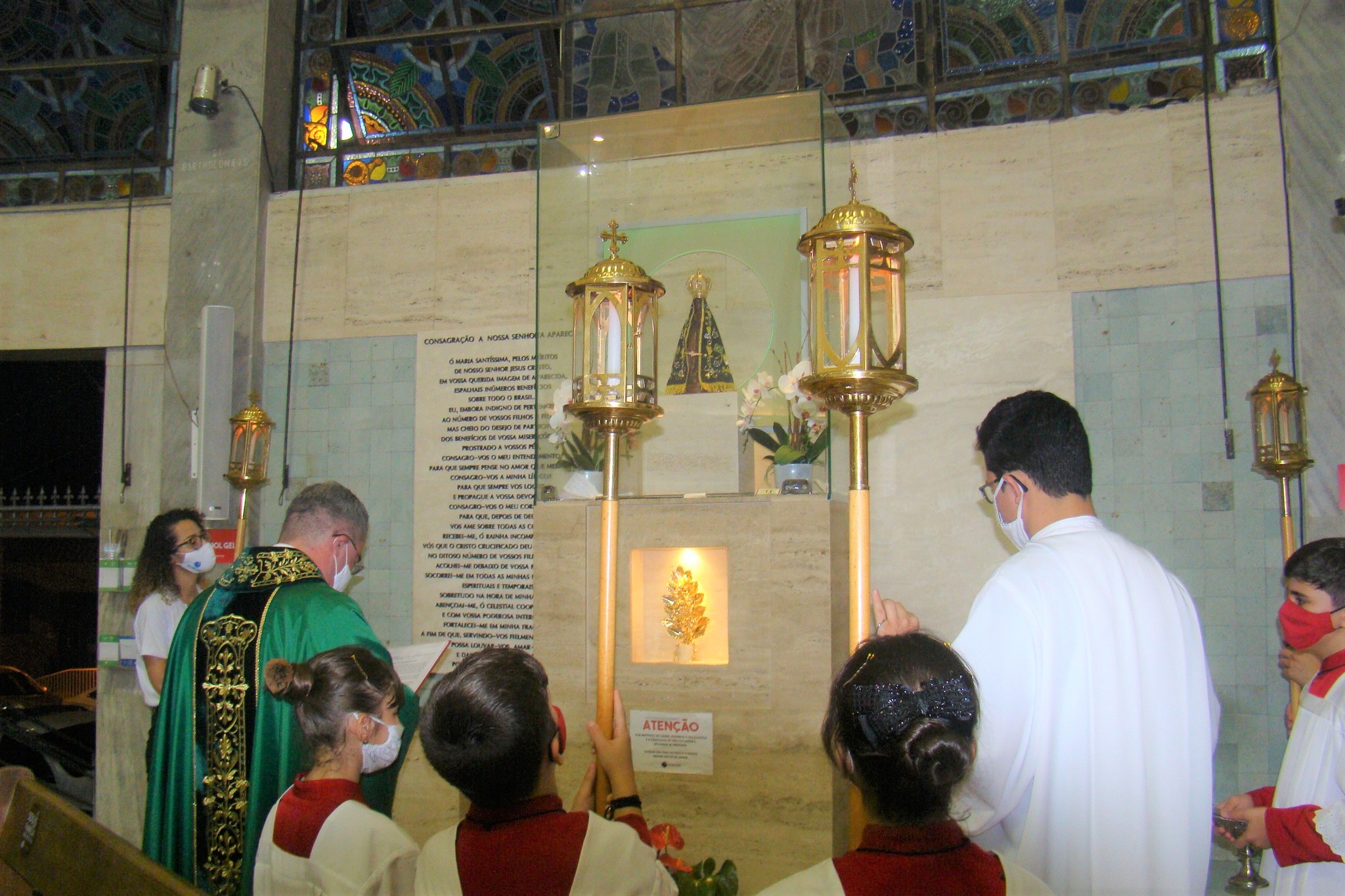 Abertura da Novena de Nossa Senhora Aparecida