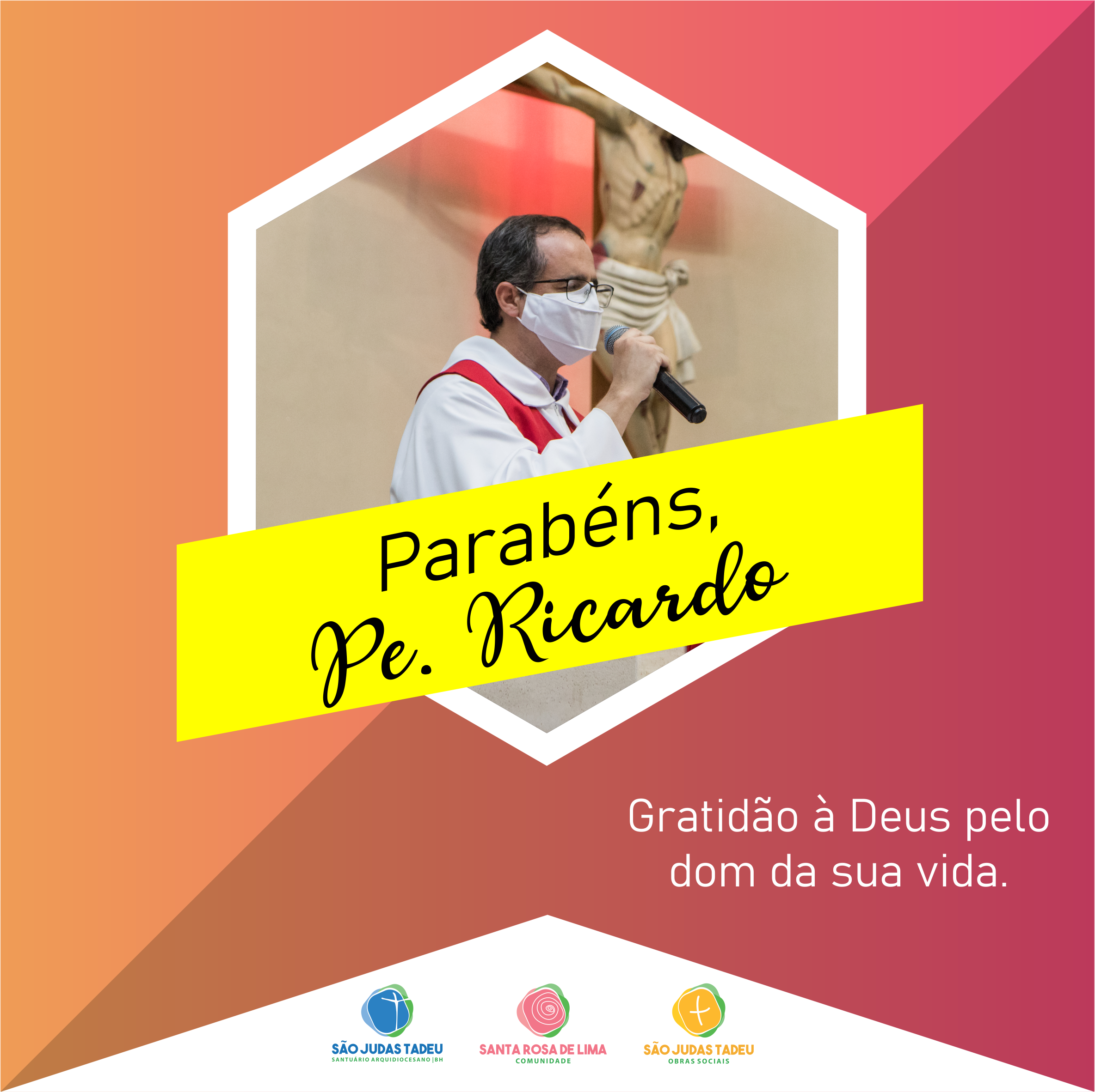 Celebramos, hoje, o aniversário do Pe. Ricardo Vieira!