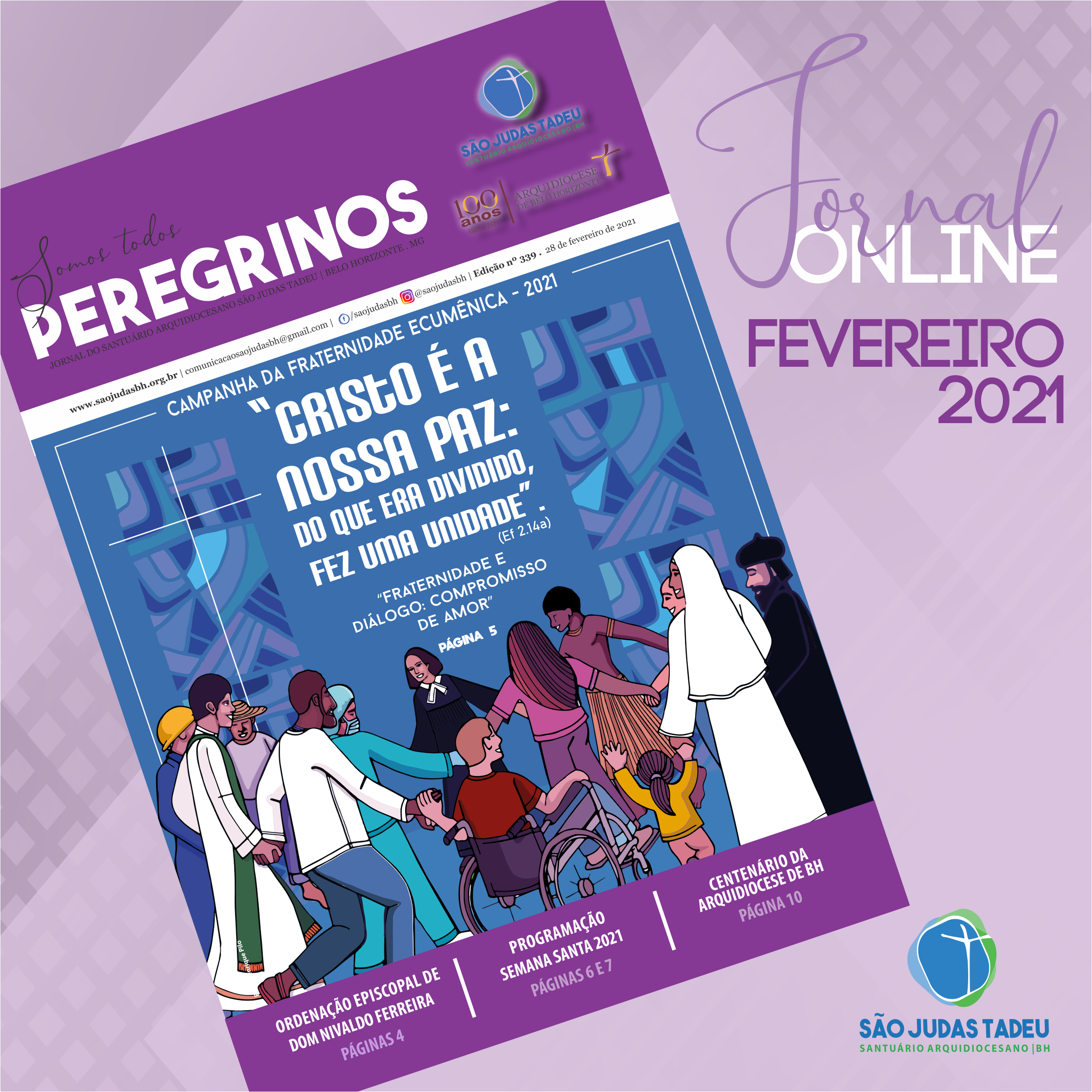 Somos todos Peregrinos – FEVEREIRO 2021