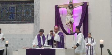 Dom Walmor celebra Missa no Santuário Arquidiocesano São Judas Tadeu