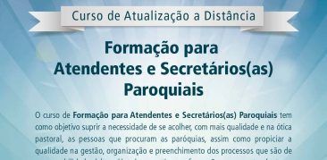 Anima PUC Minas abre inscrições para o curso de atualização para secretários paroquiais