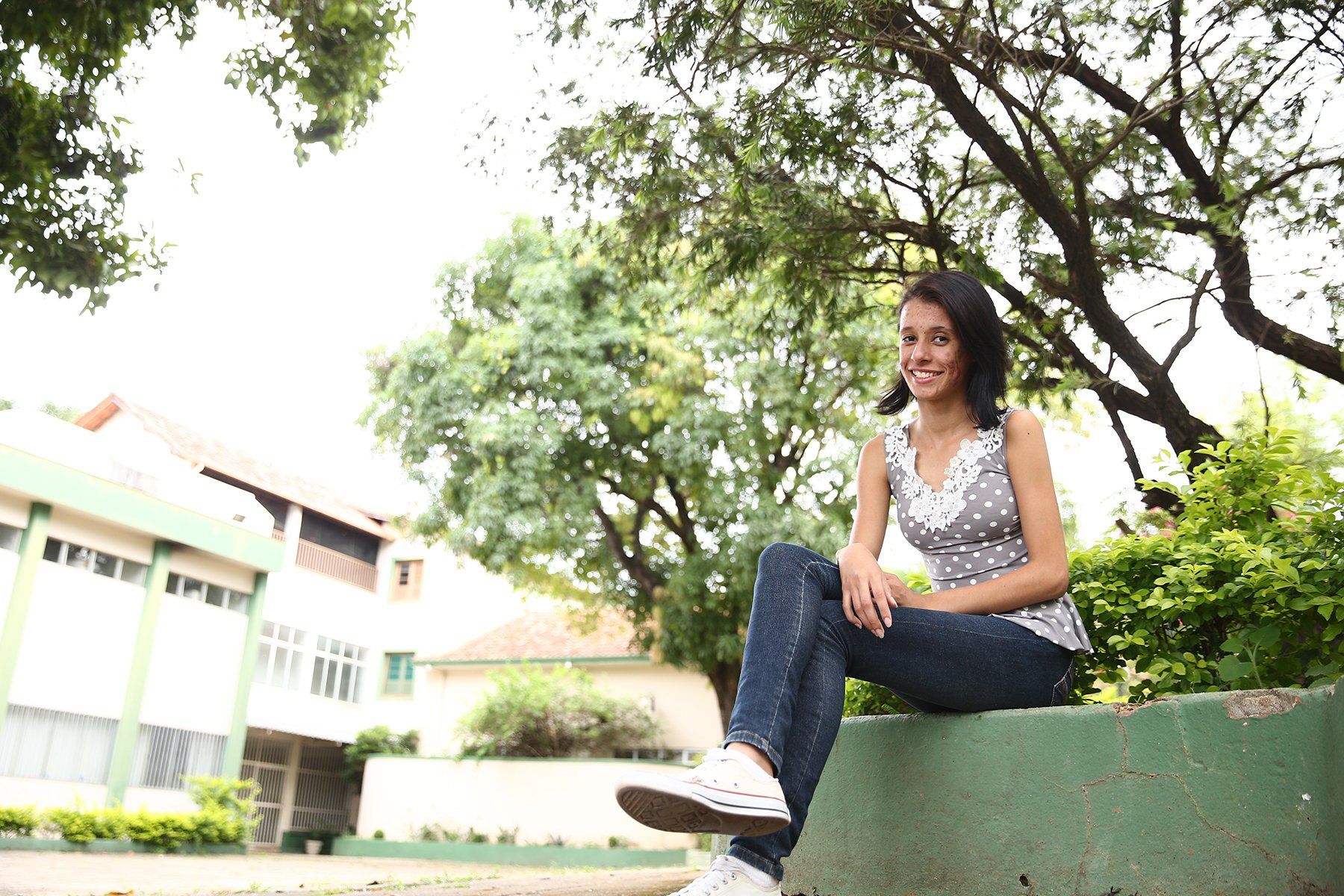 Ariene Lorenay, 17 anos: “Com o Vila Fátima, fiz muitos amigos e passei a ter contato com pessoas que antes eu só conhecia de vista. Acho isso muito legal.” 