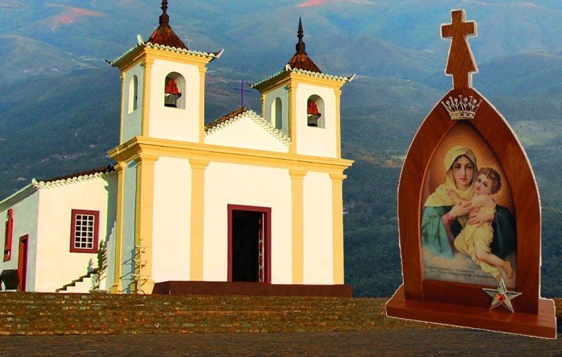 Santuário da Padroeira de Minas Gerais recebe imagem da Mãe Peregrina de Schoenstatt