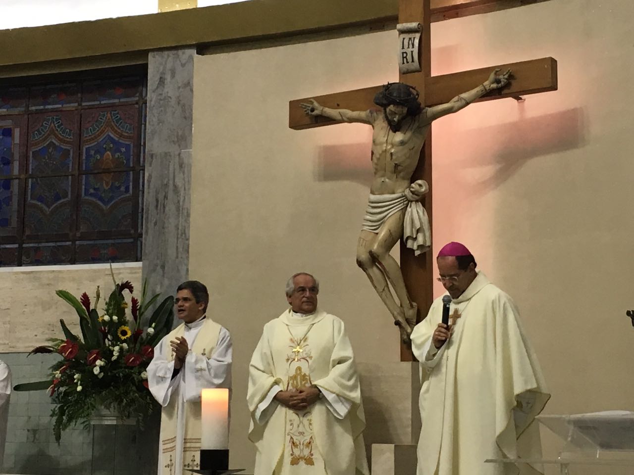 Dom Giovanni d’Aniello, núncio apostólico no Brasil, celebra no Santuário São Judas Tadeu