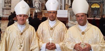 Dom Geovane, dom Otacílio e dom Vicente participam de Encontro para Novos Bispos, no Vaticano