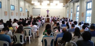Peregrinos celebram os 95 anos do Seminário Arquidiocesano Coração Eucarístico de Jesus