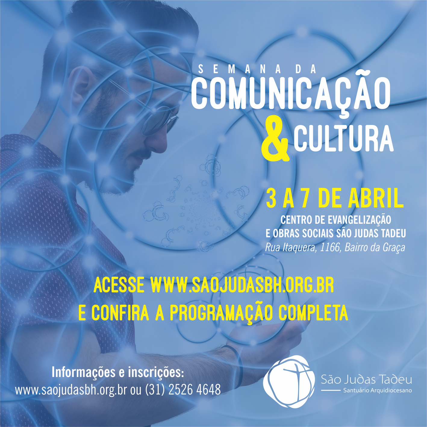 Semana da Comunicação e Cultura no Santuário São Judas Tadeu – 3 a 7 de abril