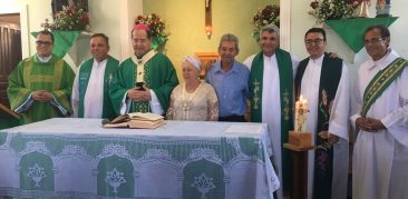 Dom Walmor celebra a Eucaristia com comunidades de Rio Manso