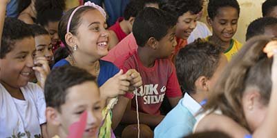 Vem pra Turma: muita alegria com as crianças em Santa Luzia