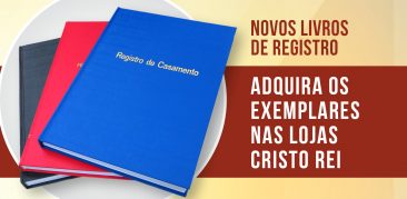 Paróquias já podem adquirir livros de registros nas Lojas Cristo Rei