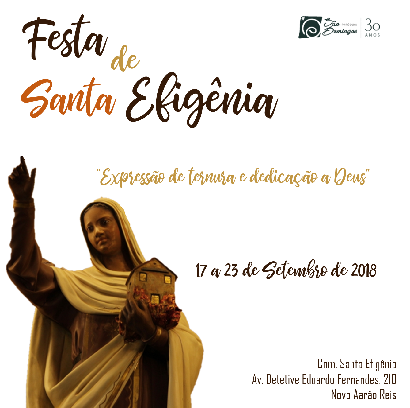 Comunidade de BH celebra a Festa de Santa Efigênia
