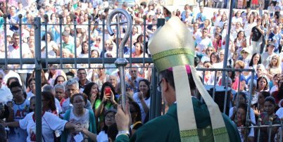 Missa da Esperança: centenas de fiéis participaram da celebração