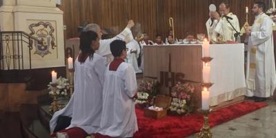 Dom Walmor preside celebração pelo início do Ano Missionário dedicado às vilas e favelas, na Paróquia Santa Teresa e Santa Teresinha