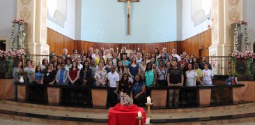 Secretárias e secretários paroquiais da Região Episcopal Nossa Senhora da Piedade participam de encontro de formação