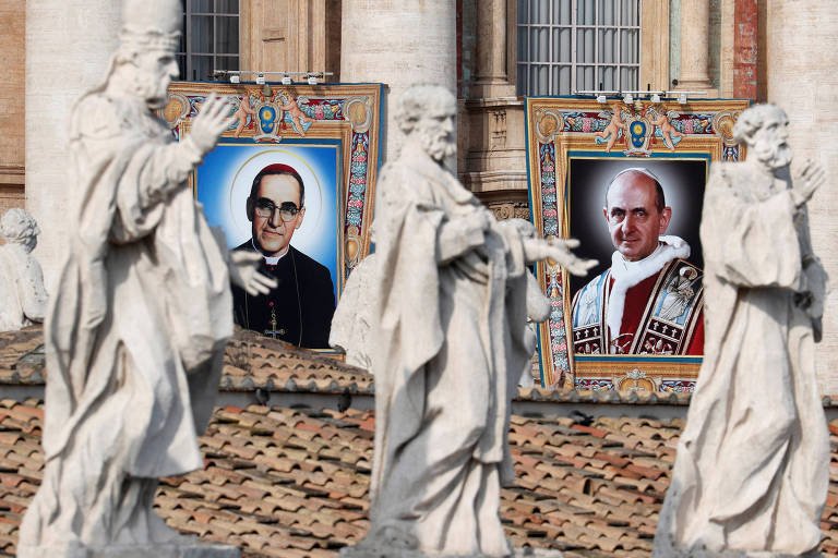 Papa Francisco canoniza os beatos Paulo VI e dom Oscar Romero