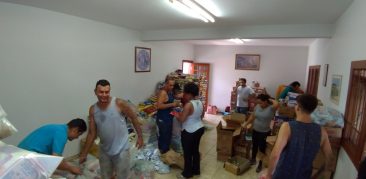 Brumadinho: voluntários de diferentes comunidades se unem para organizar donativos