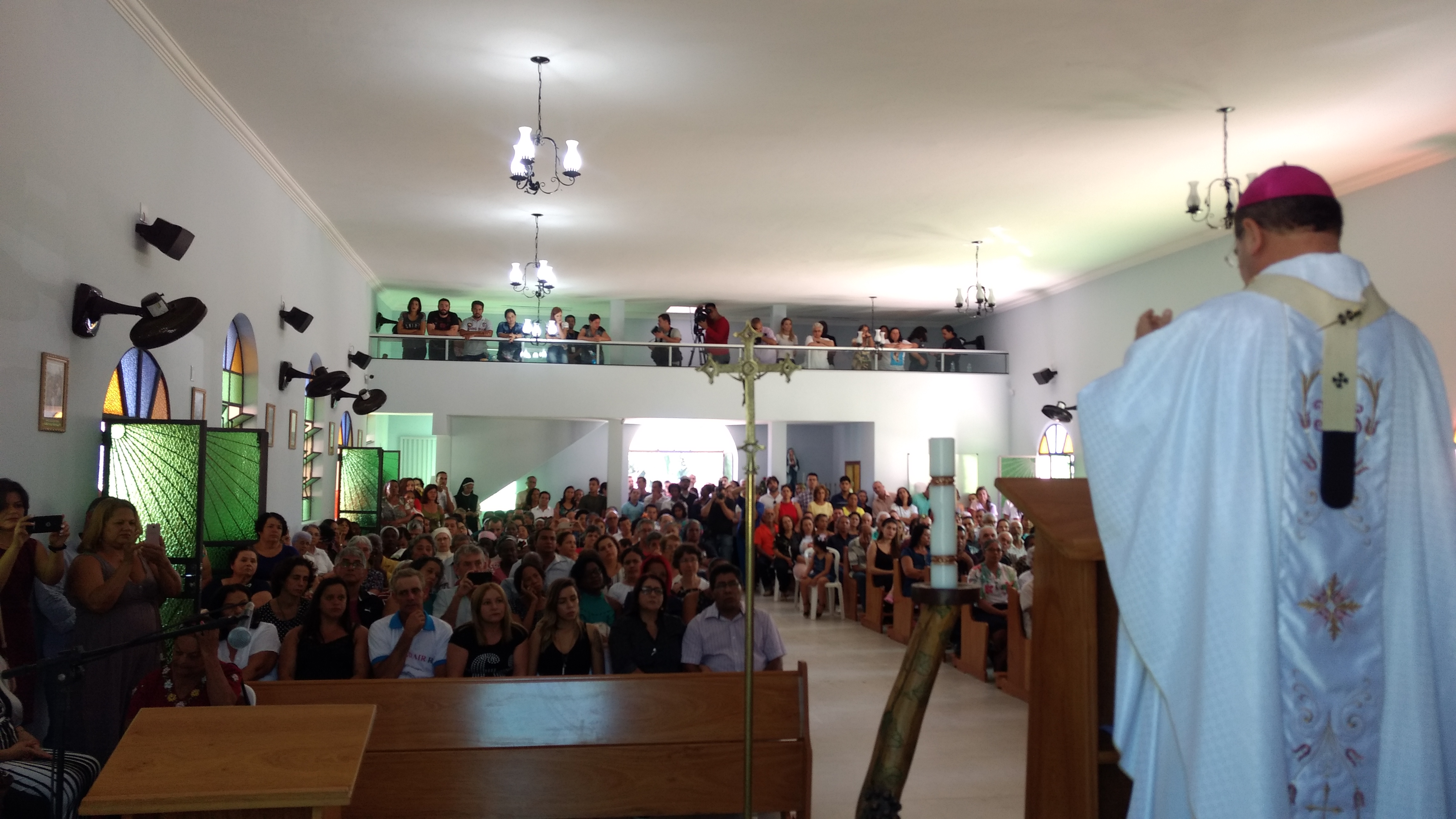 Celebração da Páscoa na Comunidade do Córrego do Feijão, em Brumadinho