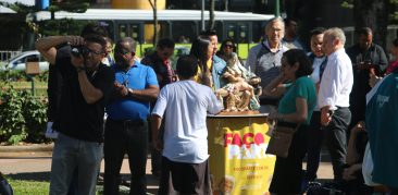 Programa ao vivo transmitido da Praça da Liberdade marca os 64 anos da Rádio América AM-750