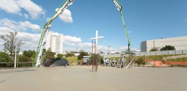 Catedral Cristo Rei: trabalhos de edificação avançam com a ajuda dos fiéis