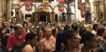 Fiéis participam da Trezena de Santa Luzia e Missa em Ação de Graças pela conclusão do Curso Guardiões do Patrimônio Cultural
