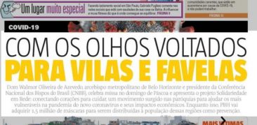 #SolidariedadeEmRede: “Com os olhos voltados para as vilas e favelas”, capa do jornal Aqui