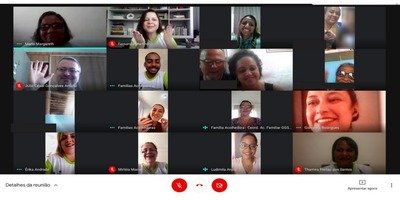 Família Acolhedora promove encontro virtual entre famílias