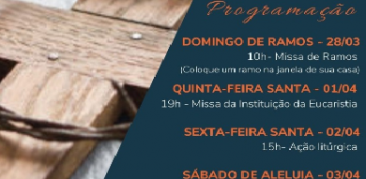 Paróquias se unem para celebrações da Semana Santa