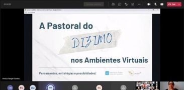 “A evangelização da Pastoral do Dízimo em ambientes virtuais” é tema de formação dedicada a líderes da Pastoral