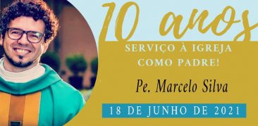 Fiéis do Santuário da Santíssima Eucaristia celebram 10 anos de sacerdócio do padre Marcelo Silva