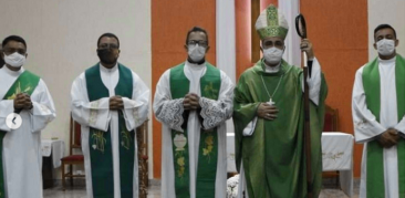 Dom Nivaldo preside Missa durante peregrinação do ícone de Nossa Senhora da Piedade na Forania São Gonçalo