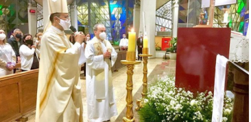 Acolhida ao ícone da Padroeira de Minas: dom Geovane celebra Missa na Paróquia Nossa Senhora de Fátima – bairro Santo Agostinho