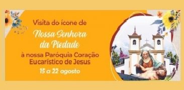 Paróquia Coração Eucarístico de Jesus, no bairro Coração Eucarístico, em Belo Horizonte, acolhe o ícone da Padroeira de Minas