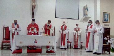 Dom Júlio César preside Missa no início do ministério do padre Cláudio na Paróquia Santo Antônio – Pedro Leopoldo