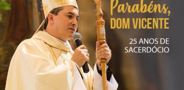 Dom Vicente completa 25 anos de sacerdócio com celebração na Catedral Cristo Rei