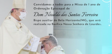 Dom Nivaldo: Missa em Ação de Graça por um ano de serviços do ministério episcopal