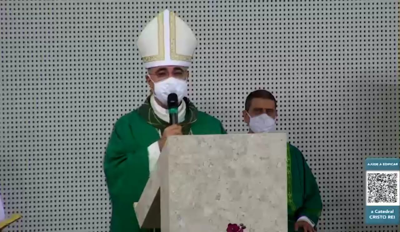 Homilia dominical: dom Nivaldo preside Celebração na Catedral Cristo Rei.