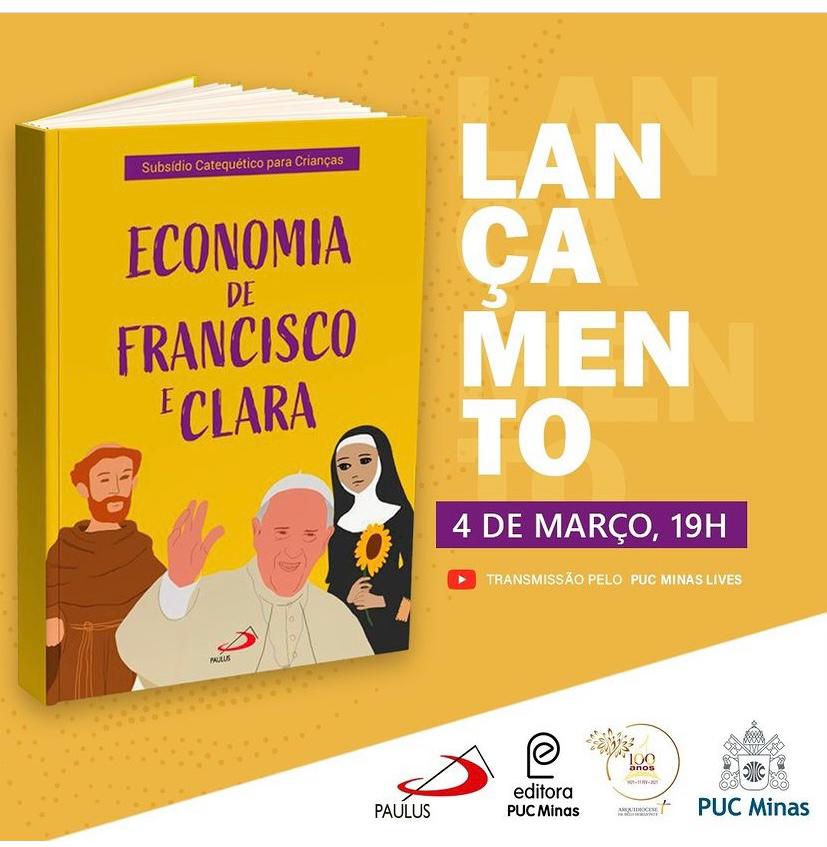Primeiro livro da Economia de Francisco e Clara para crianças e adolescentes será lançado nesta sexta-feira, 4 de março