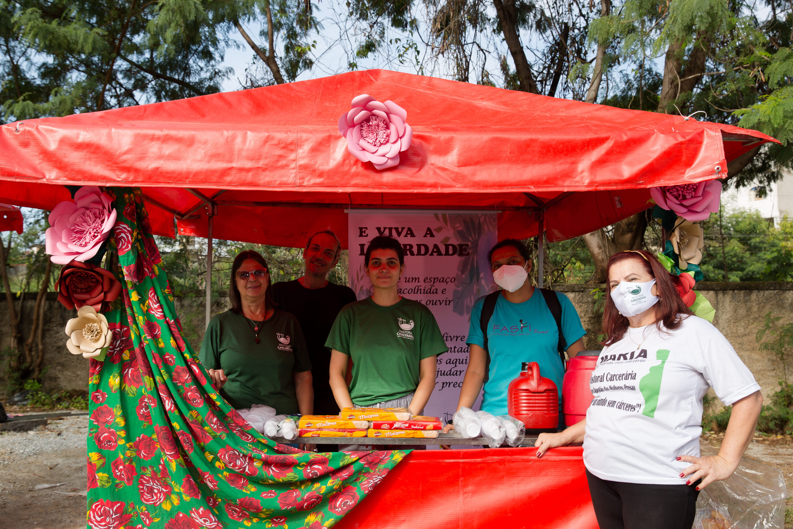 Pastoral Carcerária e Pastoral de Rua acolhem mães no Presídio Belo Horizonte, nesta sexta-feira