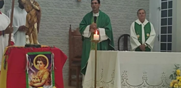Dom Júlio César preside Oração da Novena em preparação para a Festa de São João Batista