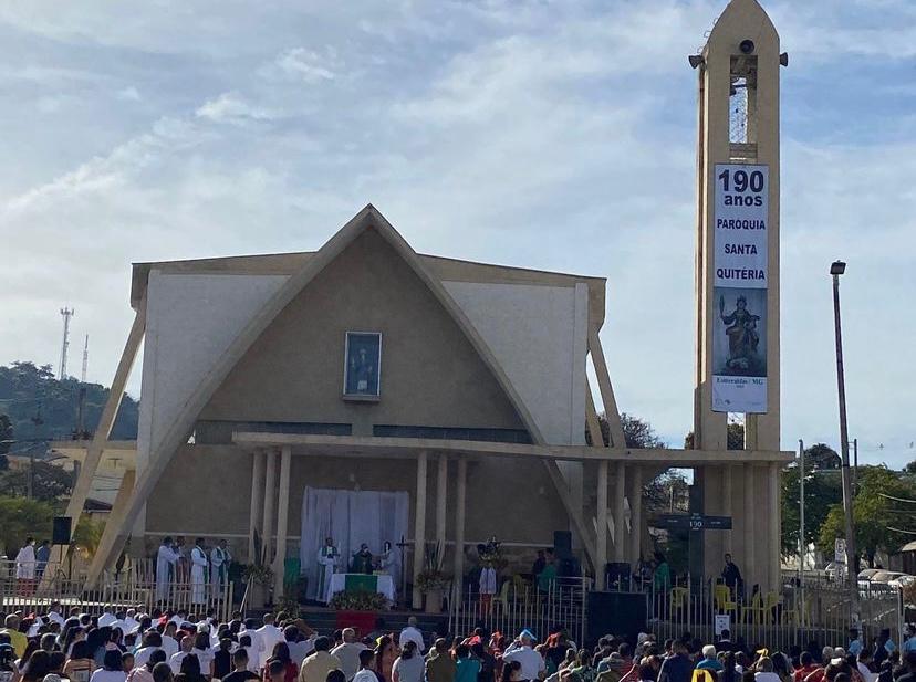 Bispos da Arquidiocese de BH celebram os 190 anos da Paróquia Santa Quitéria, em Esmeraldas