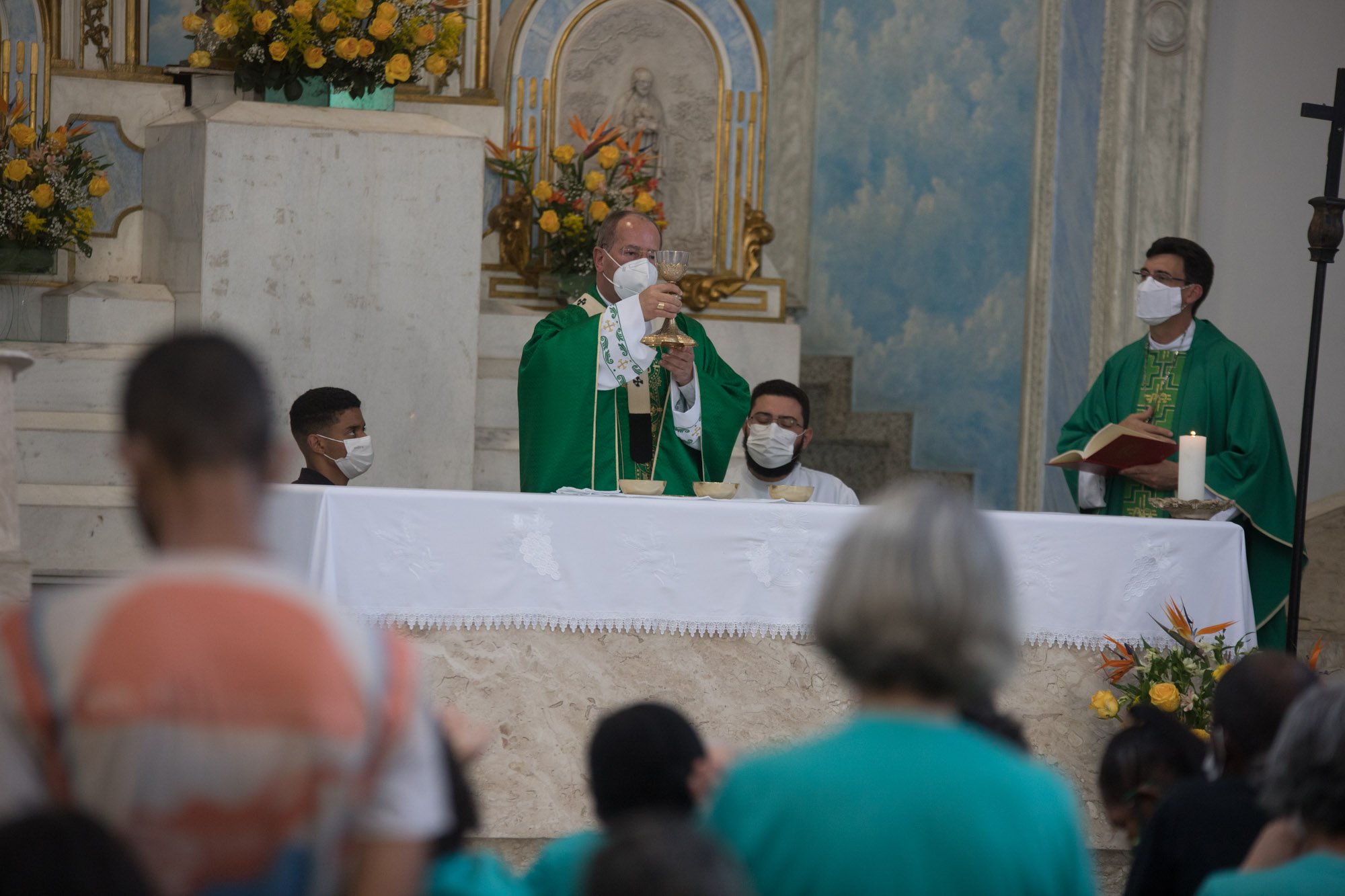 Missa no Santuário N.S. da Conceição dos Pobres celebra 70 anos da Providens