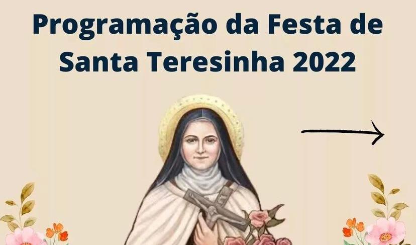 Paróquia de Santa Teresinha convida para celebração de sua Padroeira – de 22 de setembro a 1º de outubro