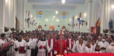 Dom Vicente e dom Joel celebram Missa no Dia de Santa Luzia, em Rio Manso
