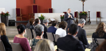 Dom Walmor celebra com gestores da Arquidiocese de Belo Horizonte, na Catedral Cristo Rei