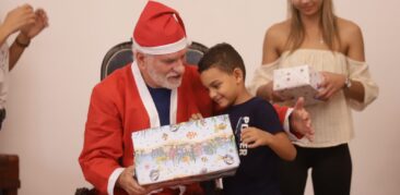 Natal Solidário do Sacej alegra crianças e suas famílias