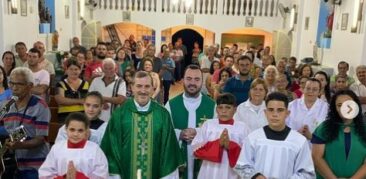 Dom Vicente preside Missa na Comunidade São Sebastião, em Bonfim, durante novena do padroeiro