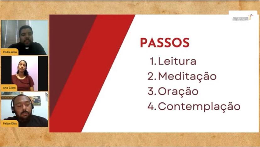 Terça da Leitura Orante: padre Alan reflete com a juventude sobre Evangelho de João