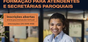 PUC Minas: Inscrições abertas para o curso de formação para secretários, secretárias e atendentes paroquiais