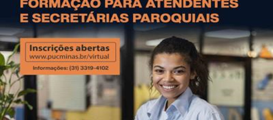 PUC Minas: Inscrições abertas para o curso de formação para secretários, secretárias e atendentes paroquiais