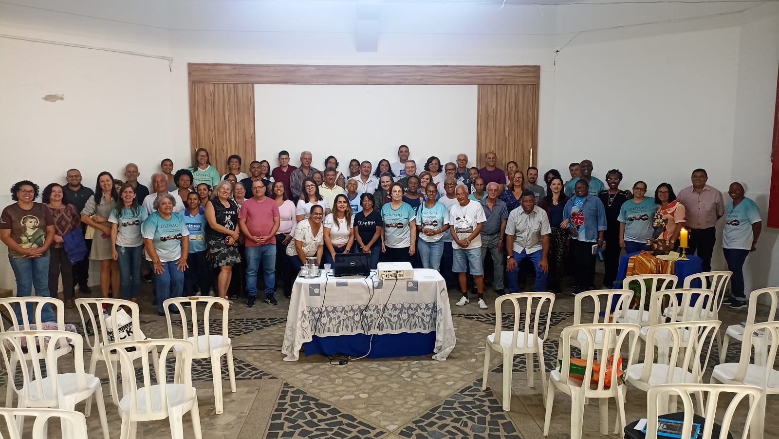 O Colegiado da Pastoral do Dízimo (RENSC) realizou encontro de formação para agentes de cinco foranias.